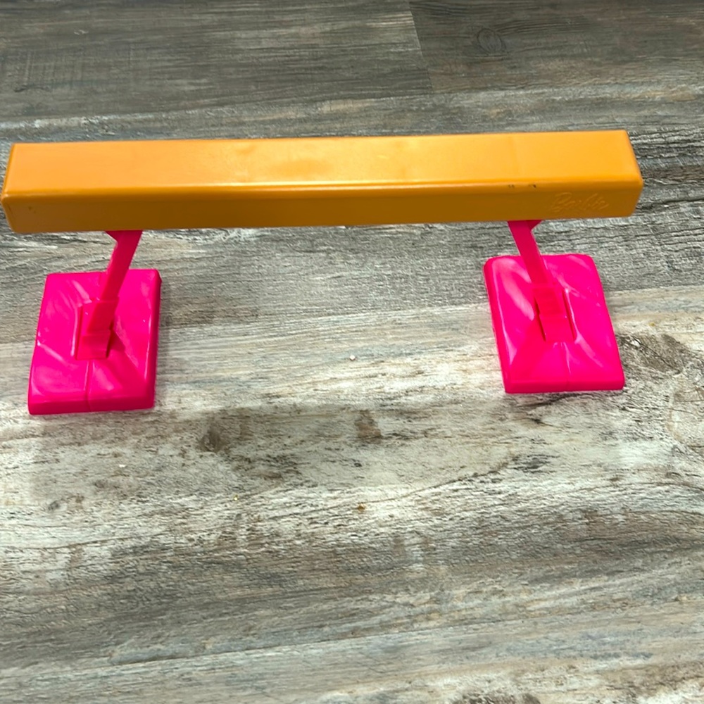Barbie doll balance beam for dolls!🤍